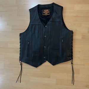 Genuine Leather vest size 48.